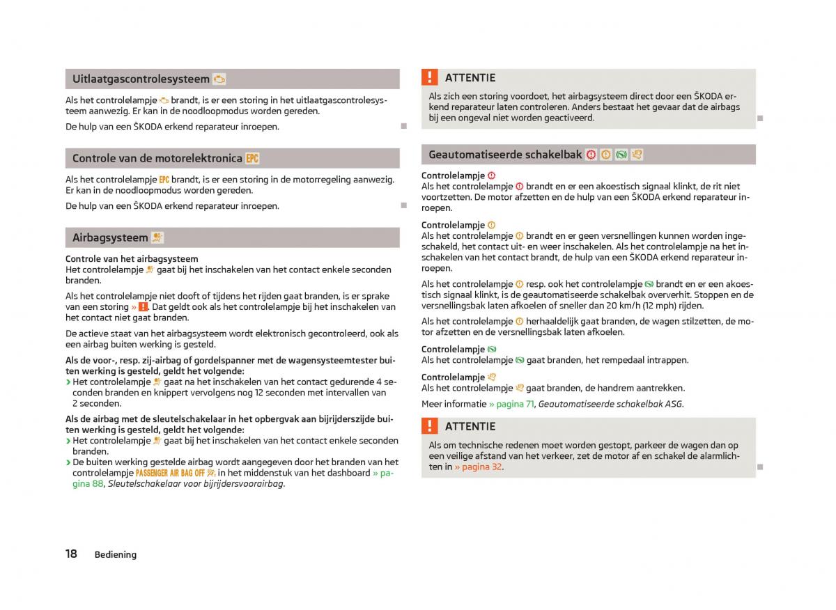 Skoda Citigo handleiding / page 20