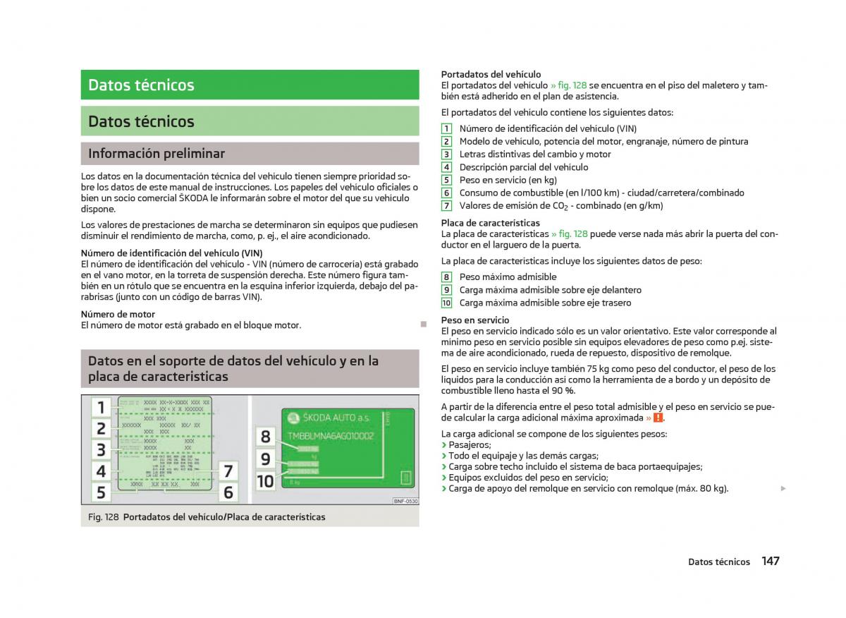 Skoda Citigo manual del propietario / page 149