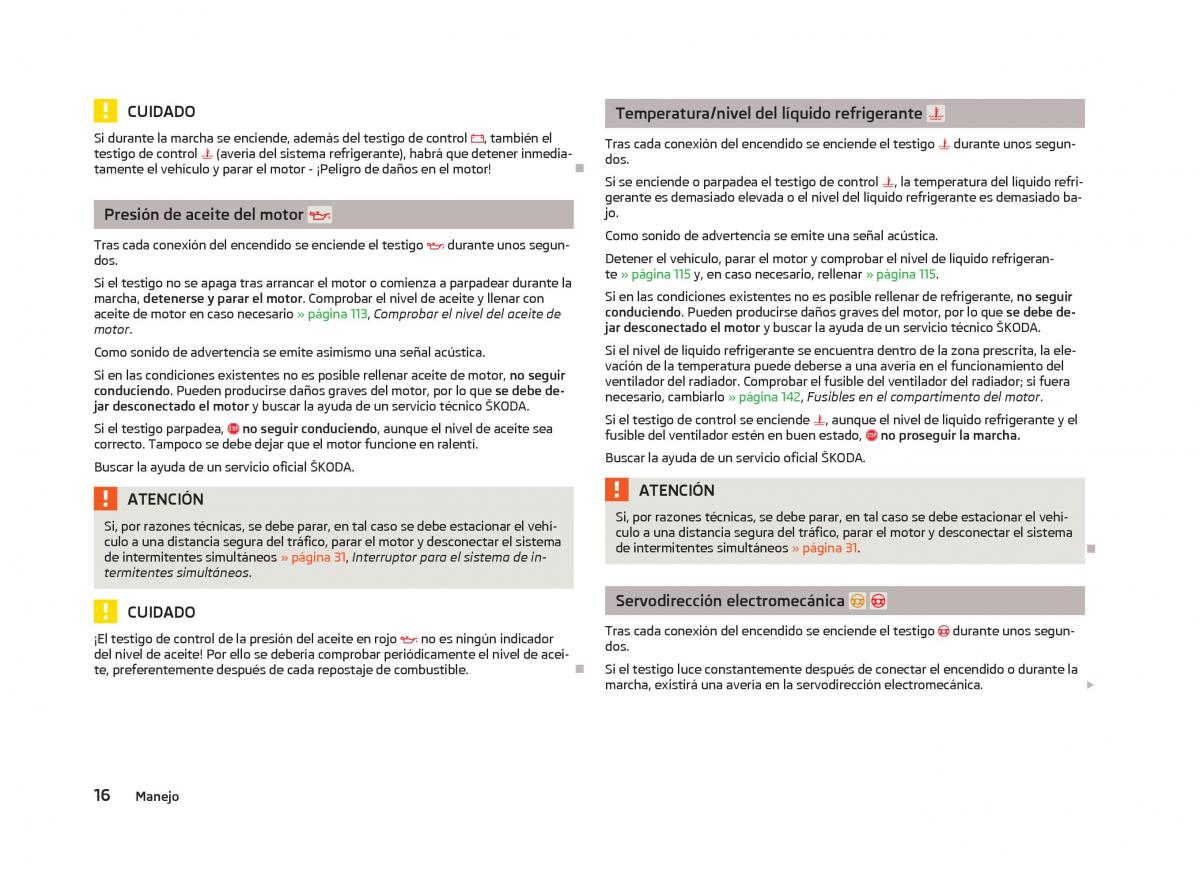 Skoda Citigo manual del propietario / page 18