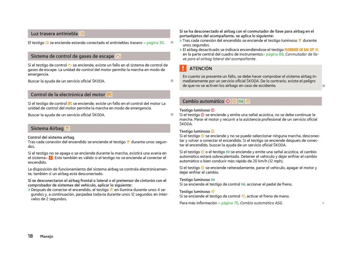 Skoda Citigo manual del propietario / page 20