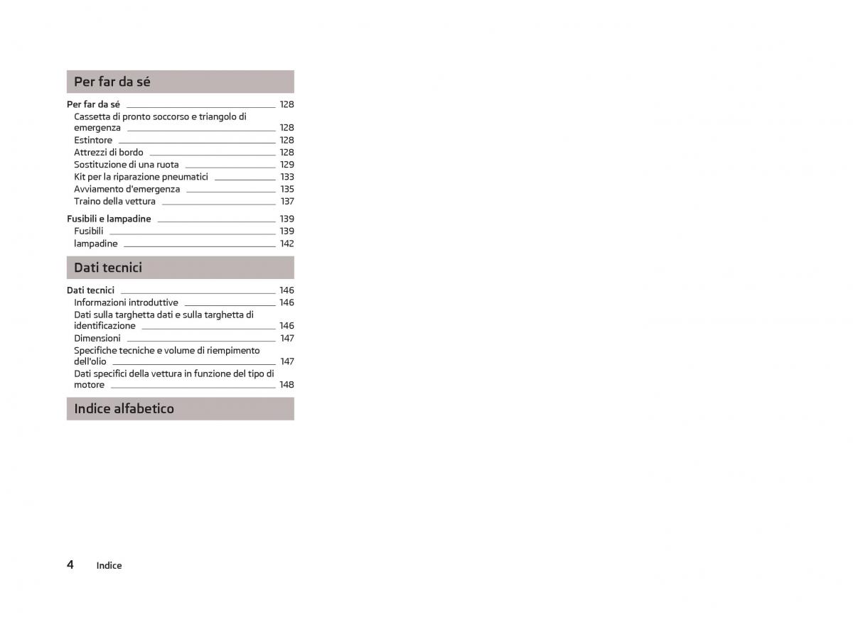 Skoda Citigo manuale del proprietario / page 6