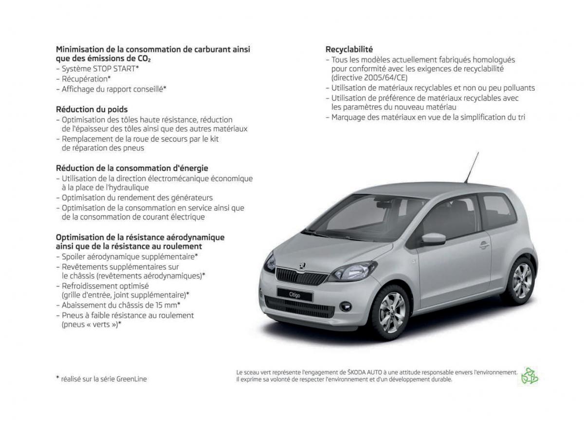 Skoda Citigo manuel du proprietaire / page 160