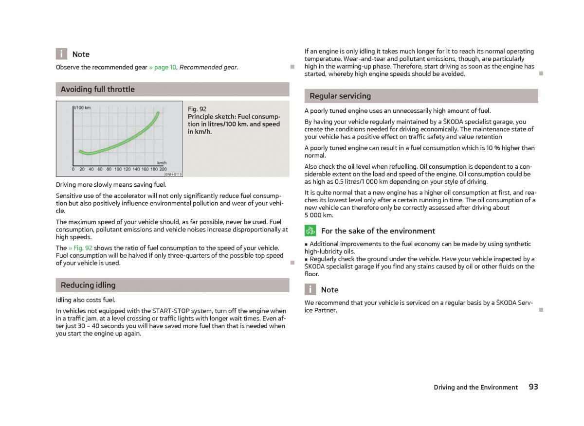 Skoda Citigo owners manual / page 95