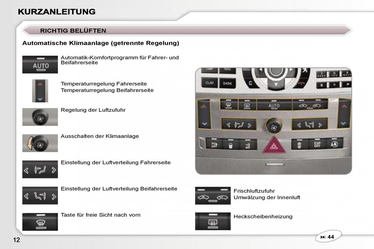 manual  Peugeot 407 Handbuch / page 9