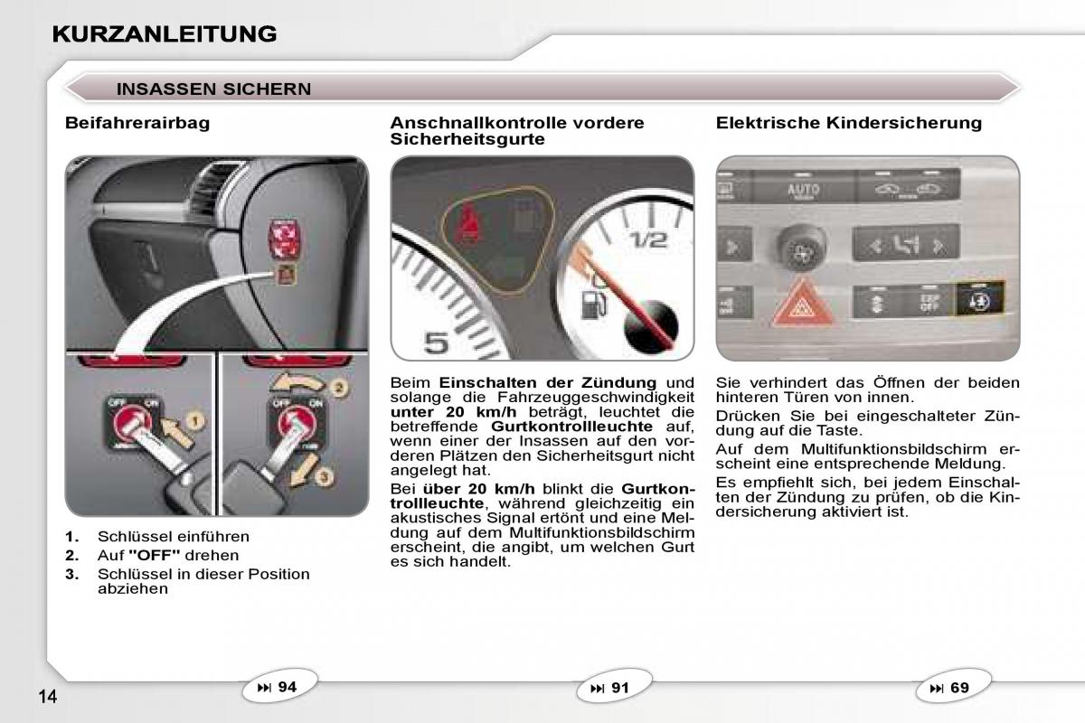 manual  Peugeot 407 Handbuch / page 11