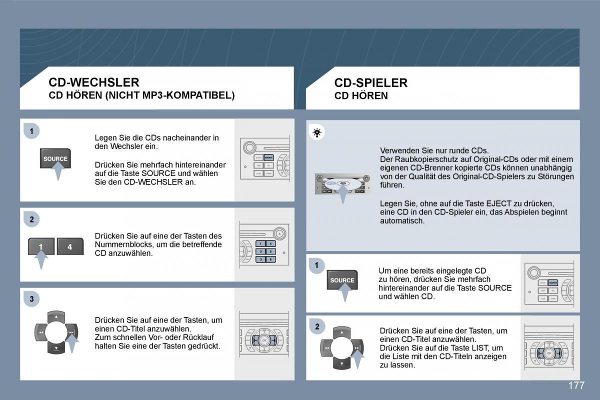 Peugeot 407 Handbuch / page 196