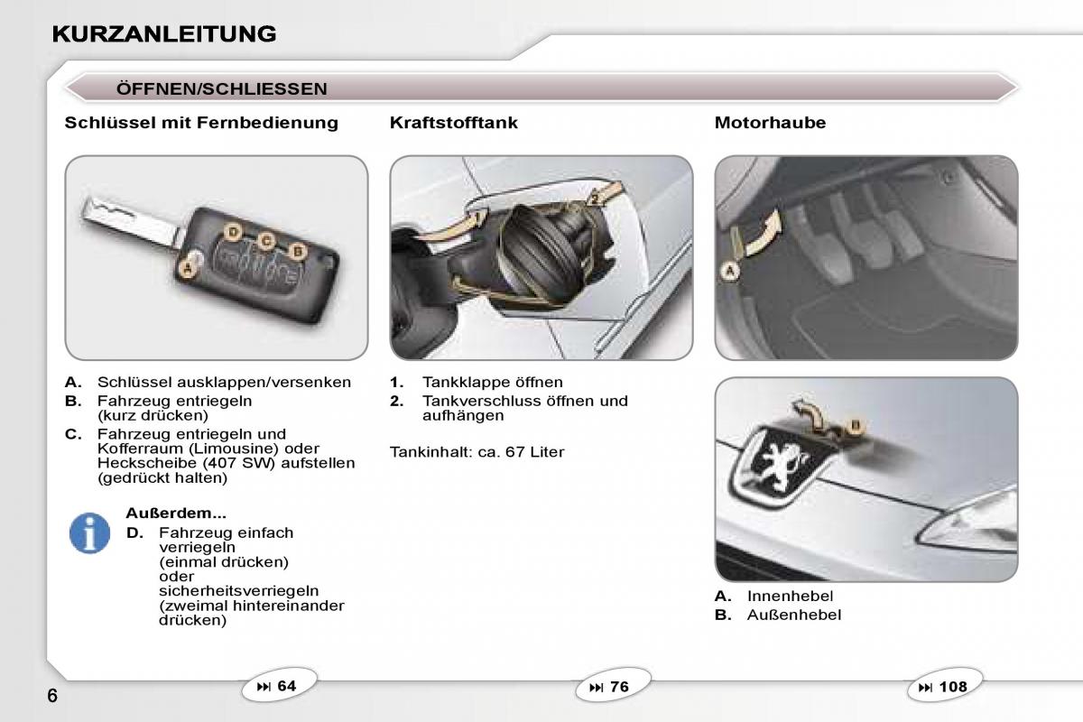 manual  Peugeot 407 Handbuch / page 3