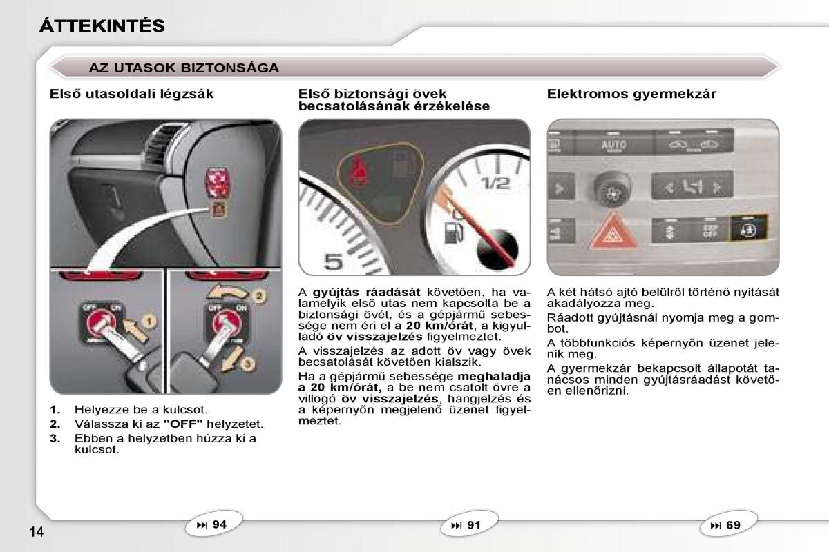 manual  Peugeot 407 Kezelesi utmutato / page 11