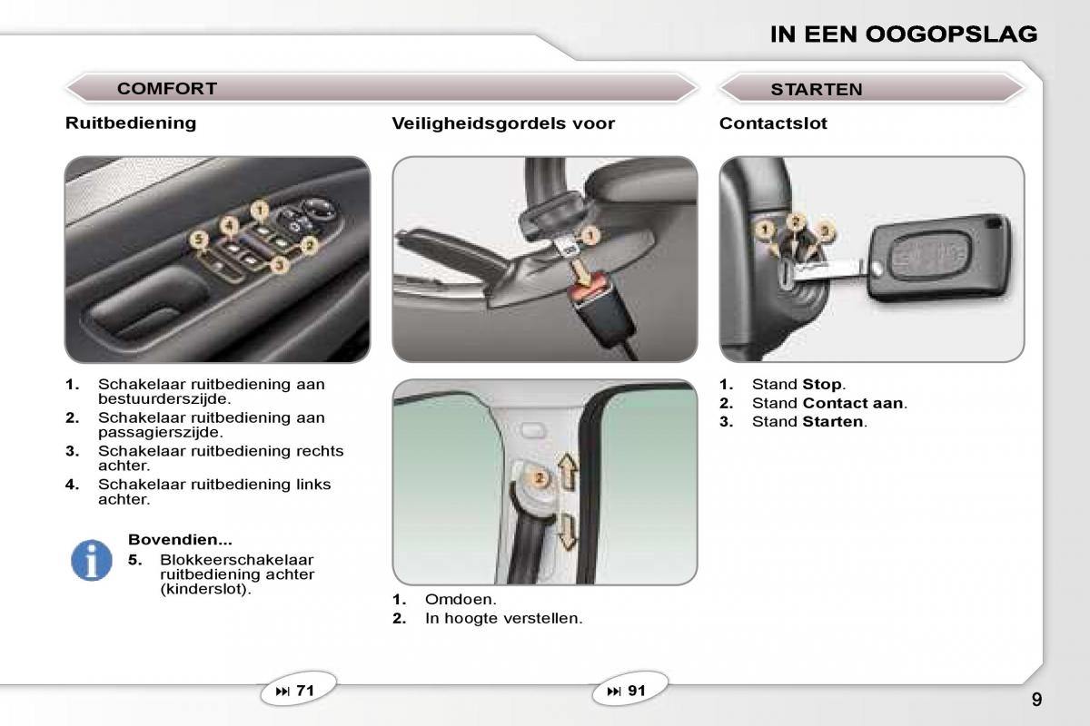manual  Peugeot 407 handleiding / page 6