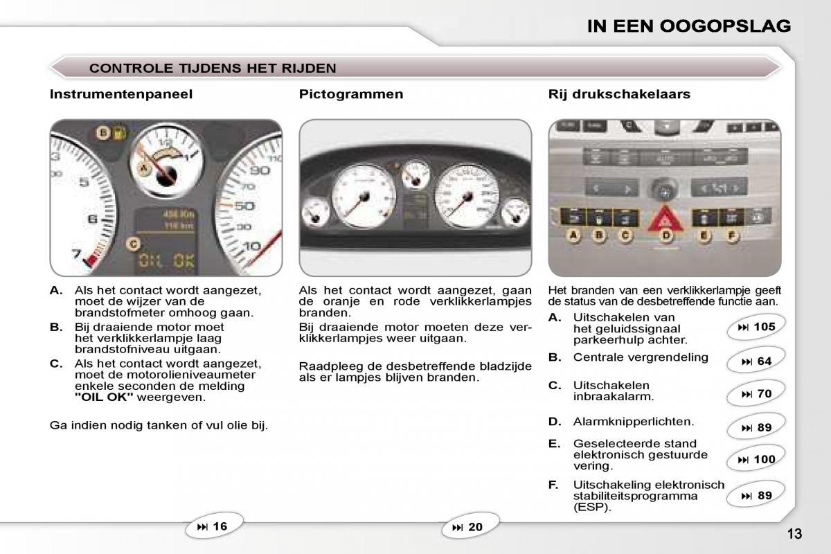 manual  Peugeot 407 handleiding / page 10