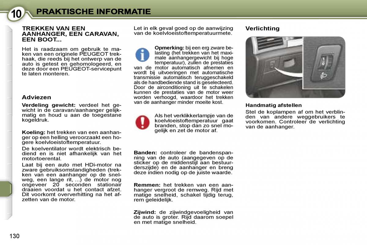 Peugeot 407 handleiding / page 147