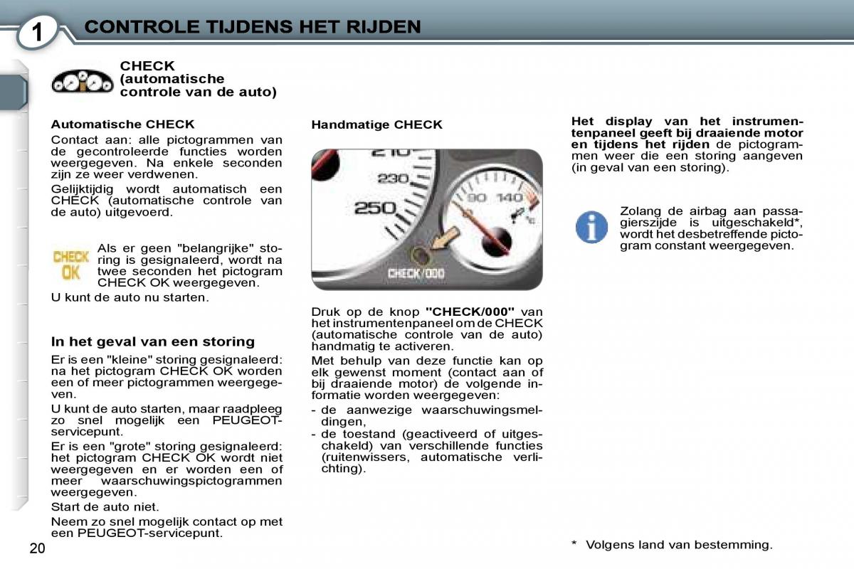 Peugeot 407 handleiding / page 17