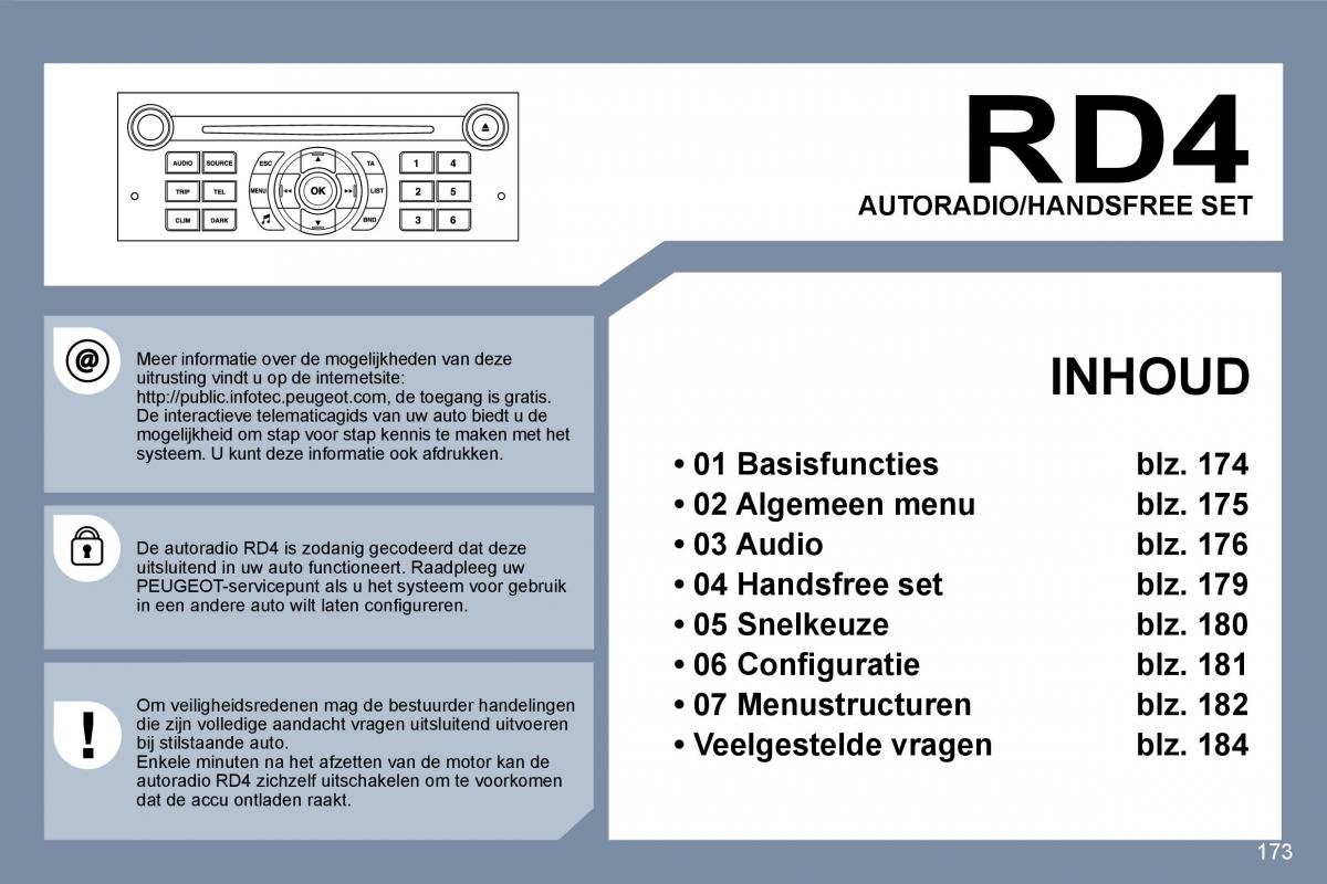 manual  Peugeot 407 handleiding / page 192