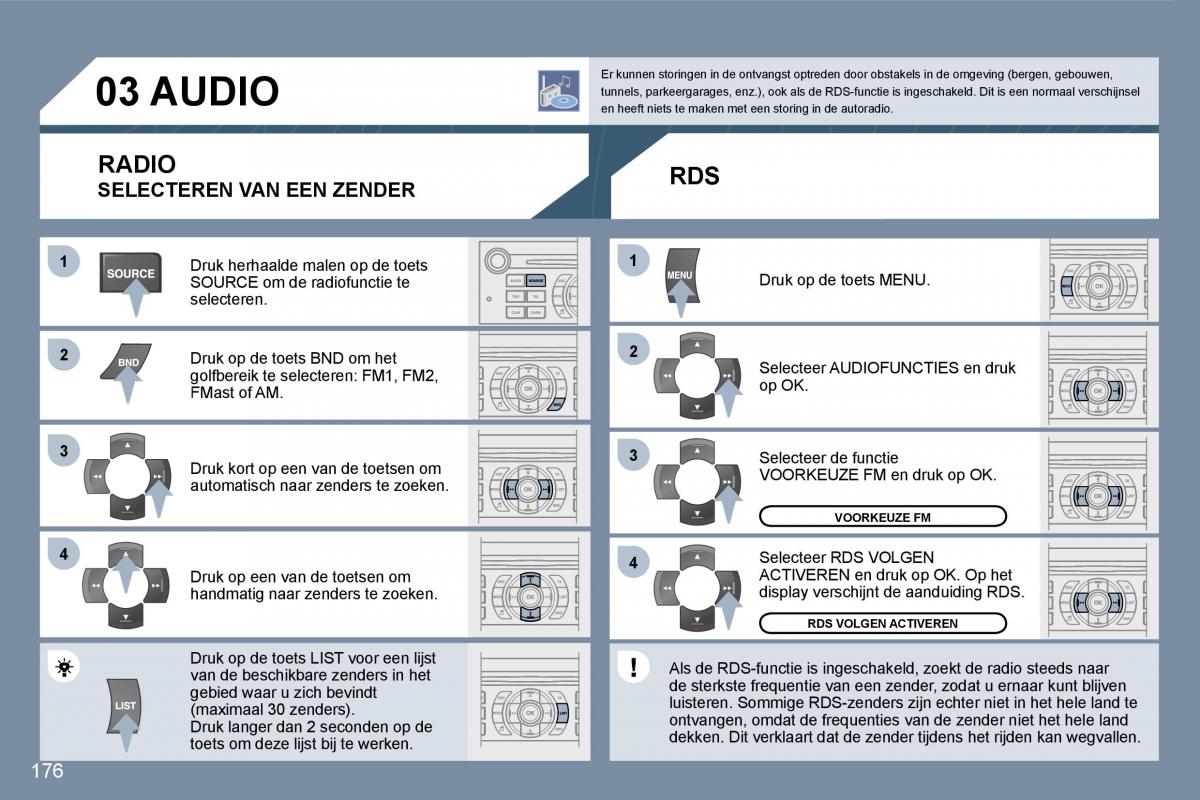 manual  Peugeot 407 handleiding / page 195