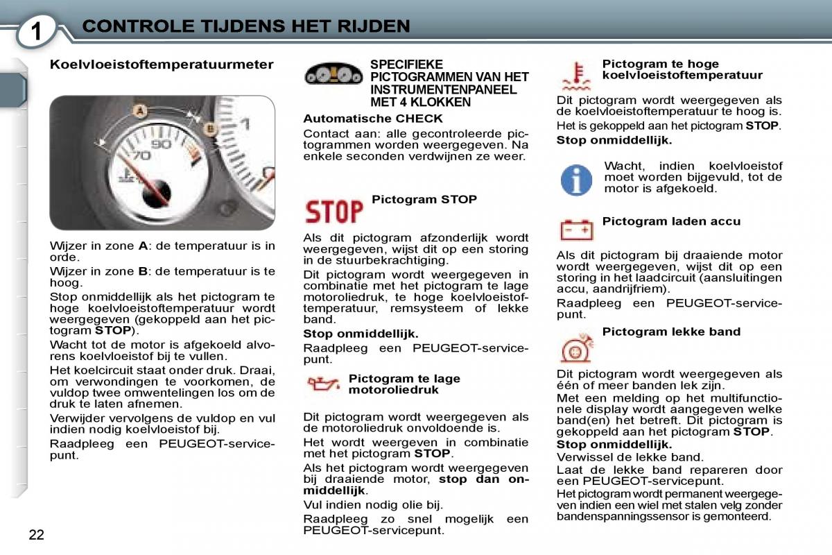 manual  Peugeot 407 handleiding / page 20