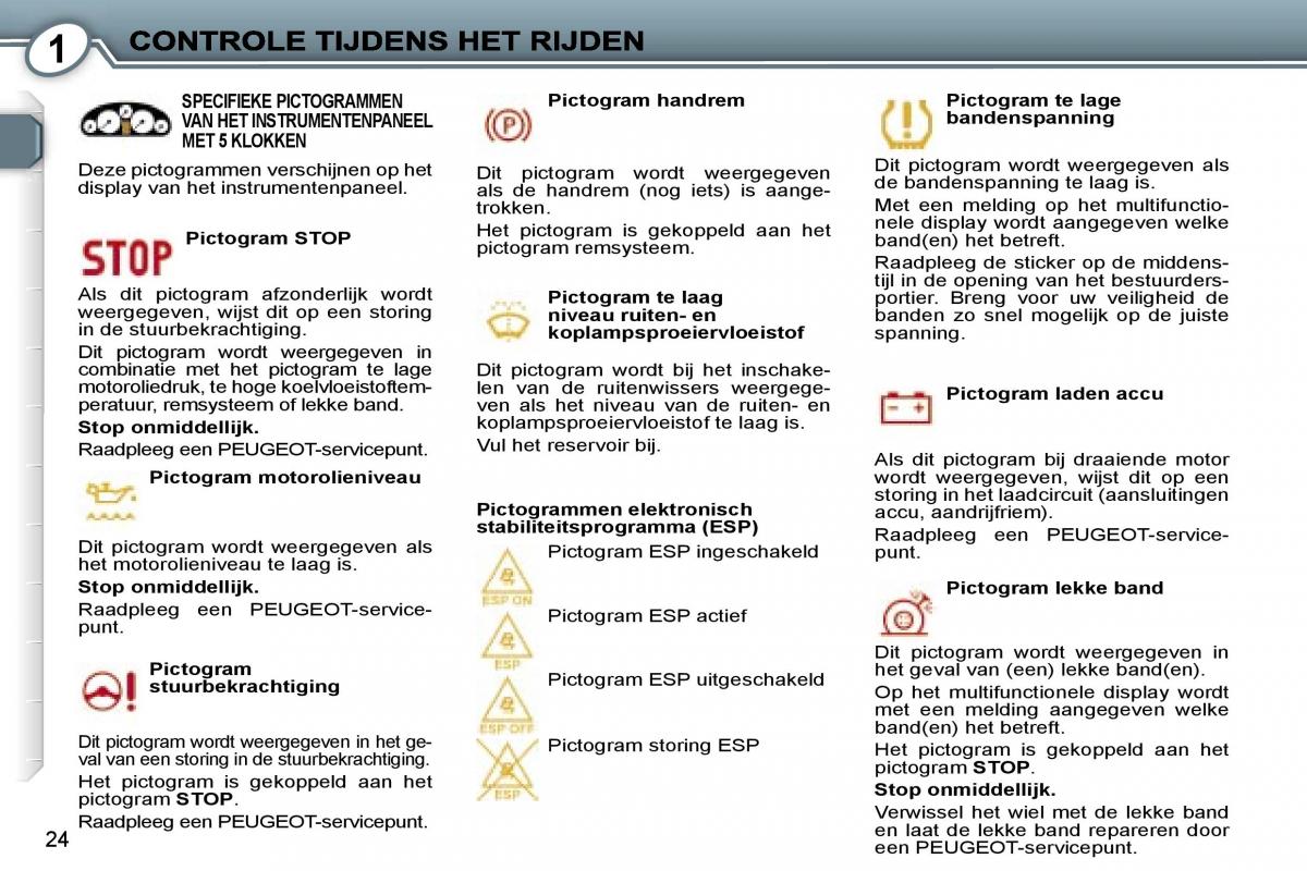 Peugeot 407 handleiding / page 22