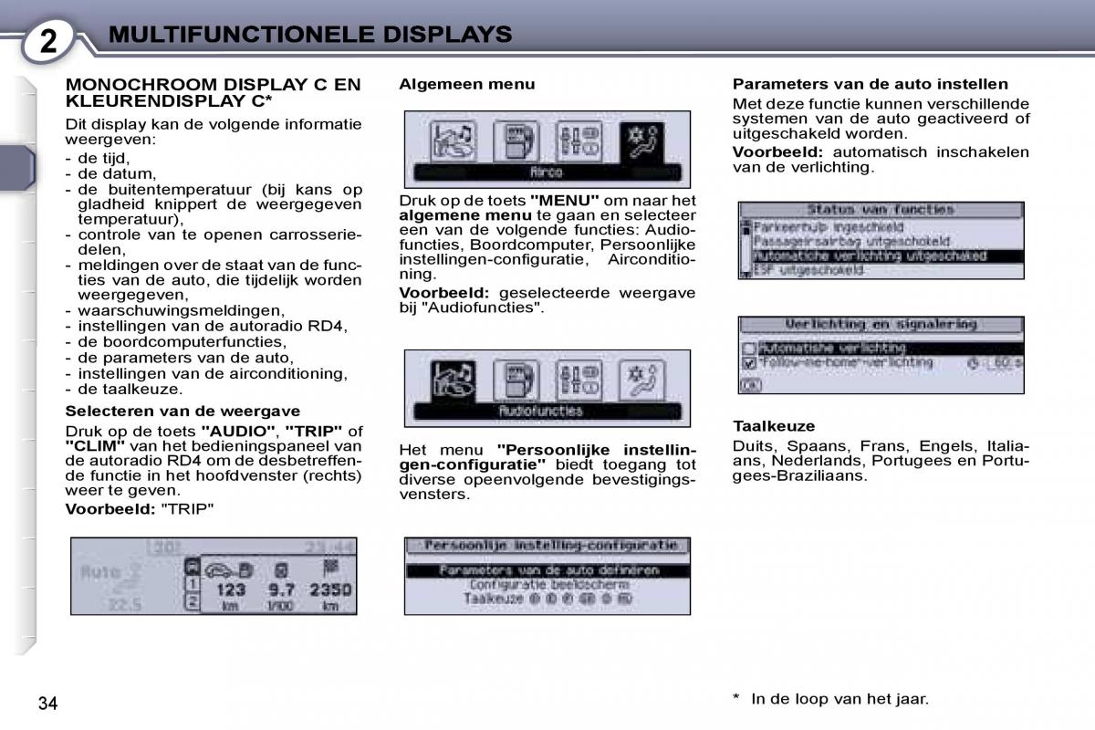 Peugeot 407 handleiding / page 33