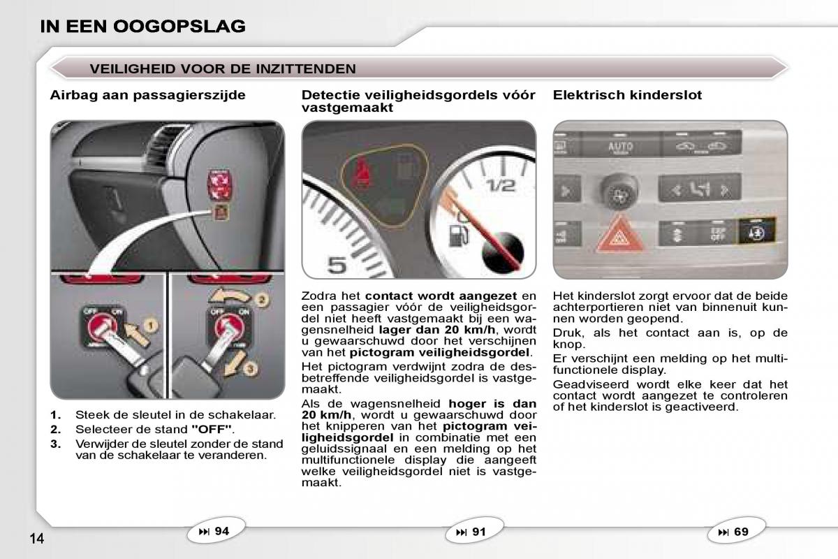 manual  Peugeot 407 handleiding / page 11