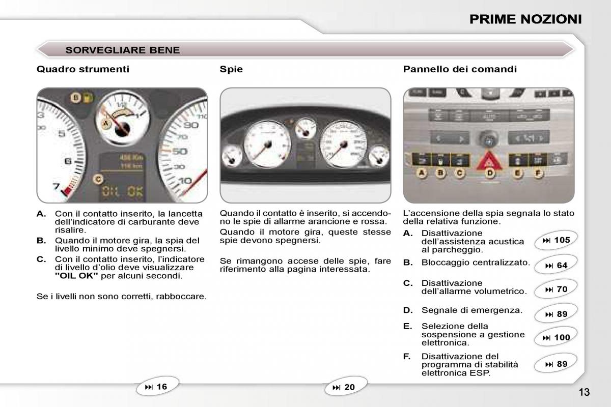 manual  Peugeot 407 manuale del proprietario / page 10