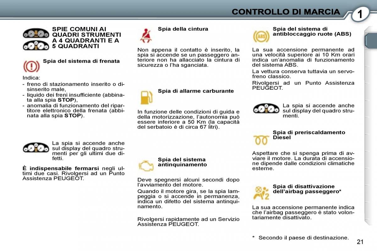 Peugeot 407 manuale del proprietario / page 18