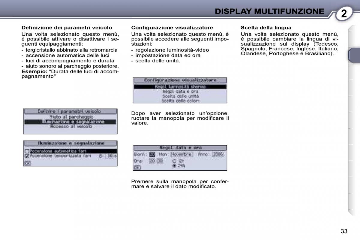 Peugeot 407 manuale del proprietario / page 31