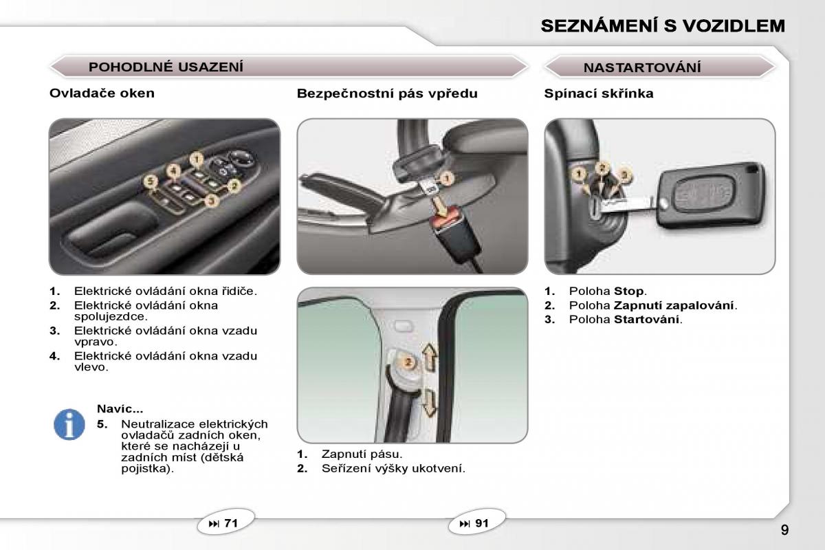 manual  Peugeot 407 navod k obsludze / page 6