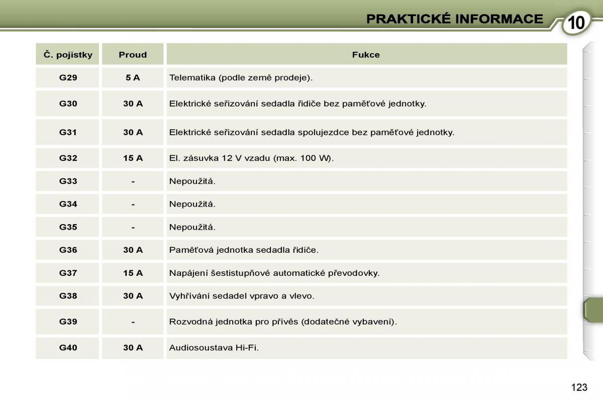 Peugeot 407 navod k obsludze / page 138