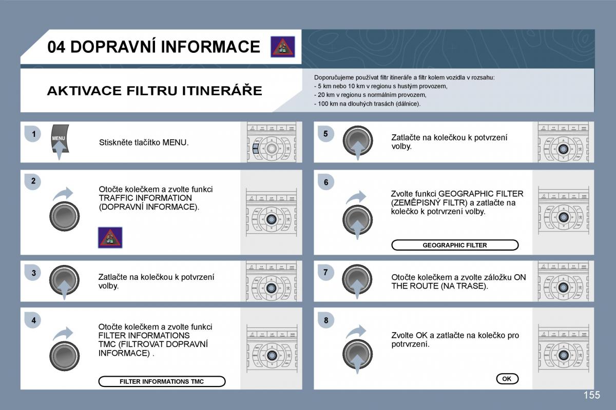 Peugeot 407 navod k obsludze / page 172