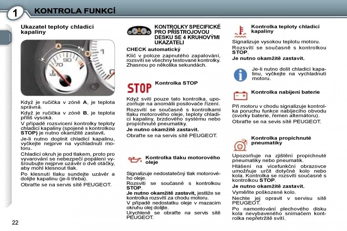 manual  Peugeot 407 navod k obsludze / page 19
