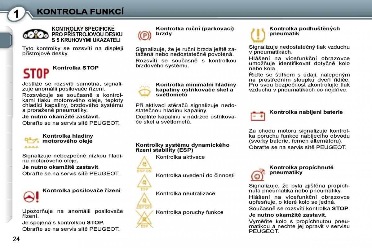 manual  Peugeot 407 navod k obsludze / page 22