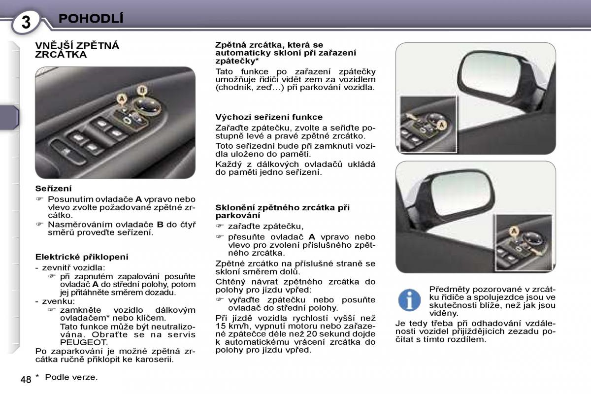 Peugeot 407 navod k obsludze / page 47