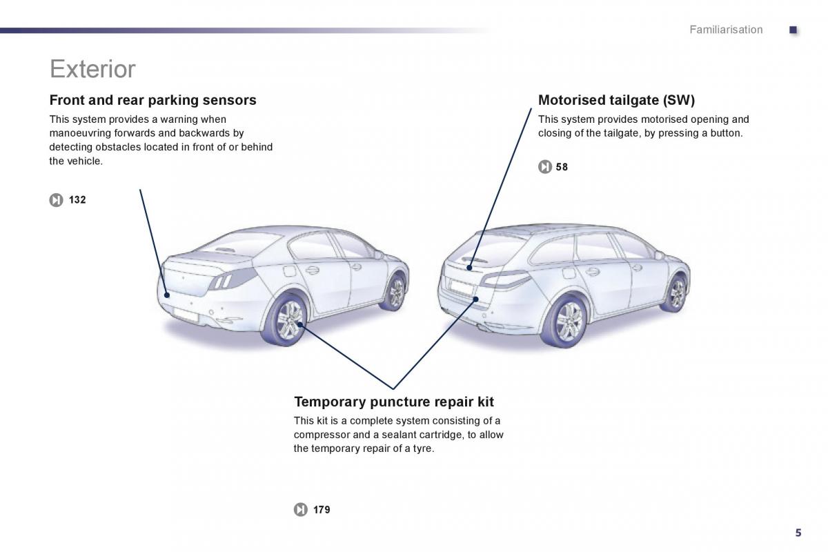 Peugeot 508 owners manual / page 7