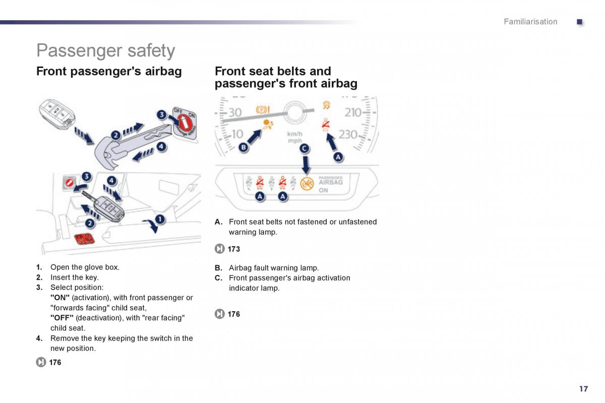Peugeot 508 owners manual / page 19
