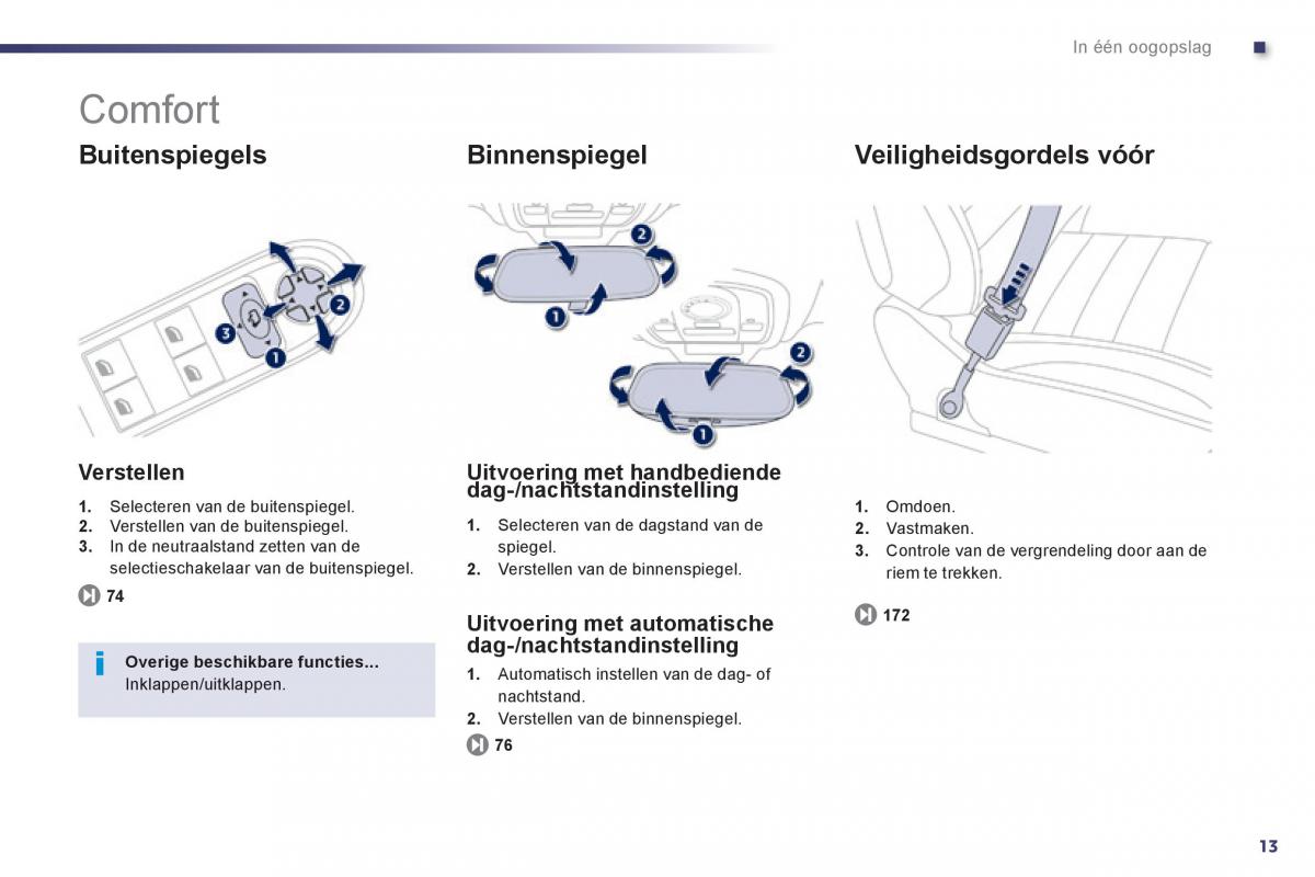 Peugeot 508 handleiding / page 15