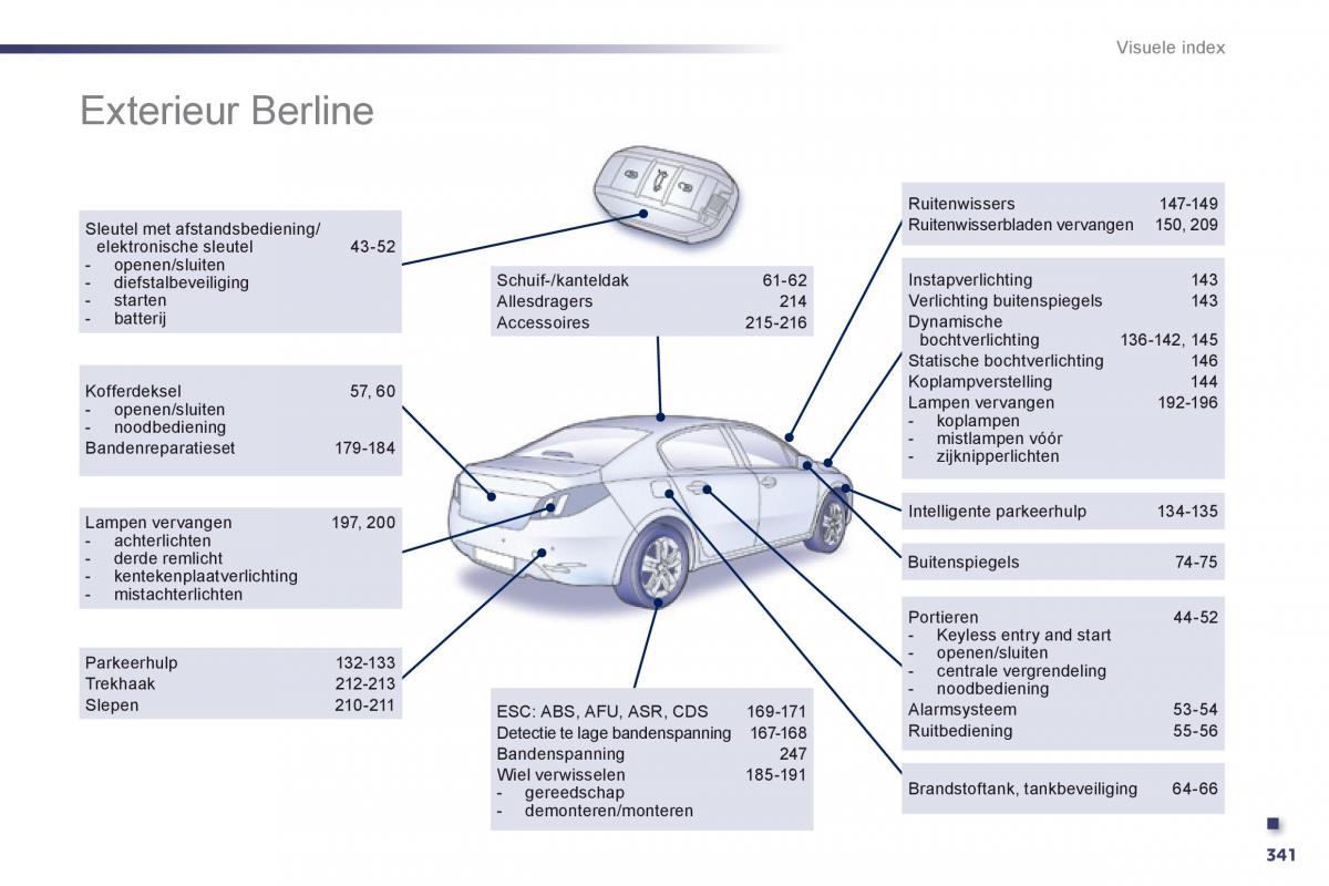 Peugeot 508 handleiding / page 343