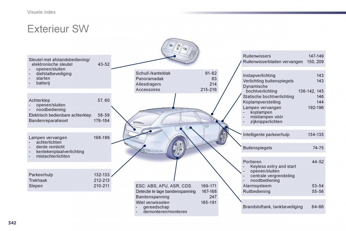 Peugeot 508 handleiding / page 344