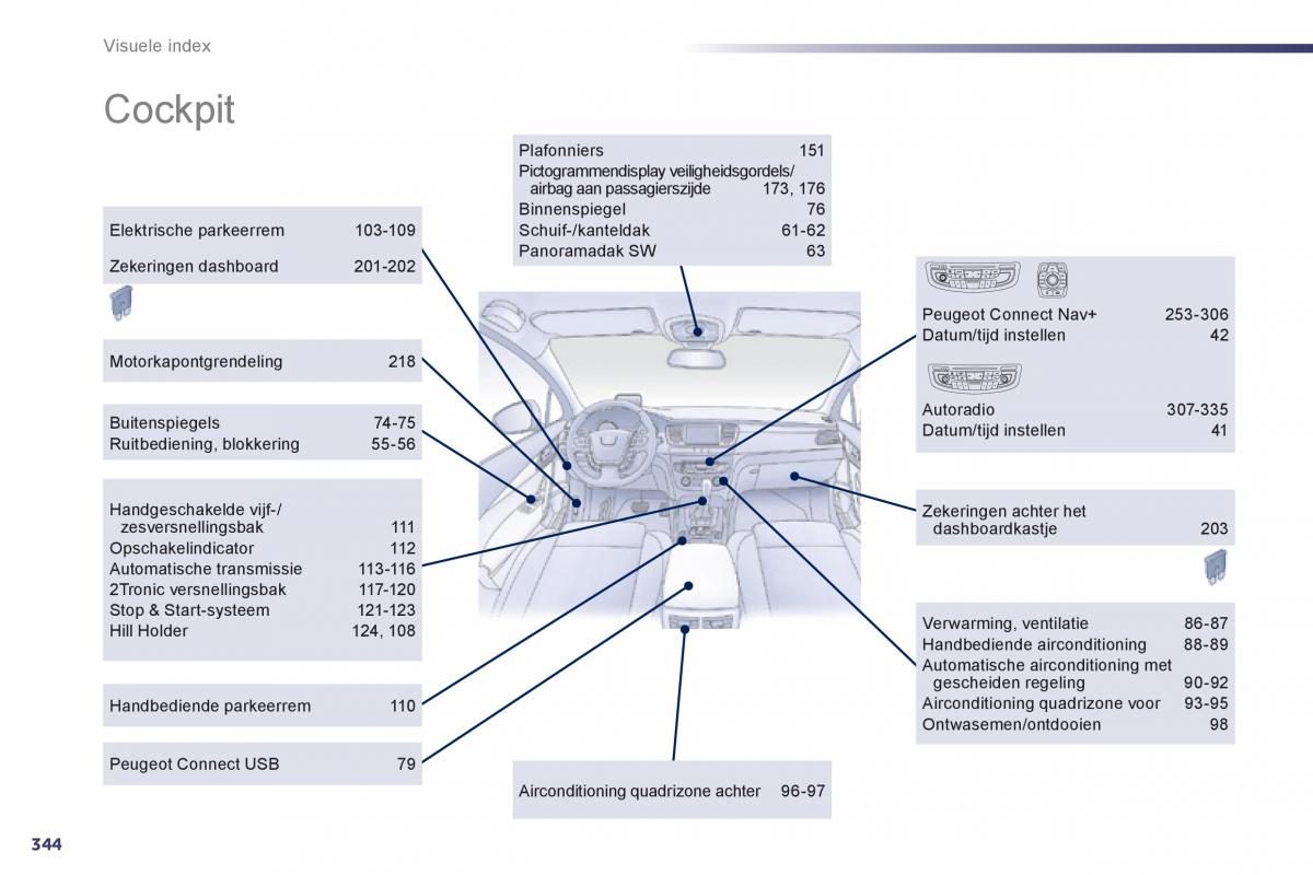 Peugeot 508 handleiding / page 346