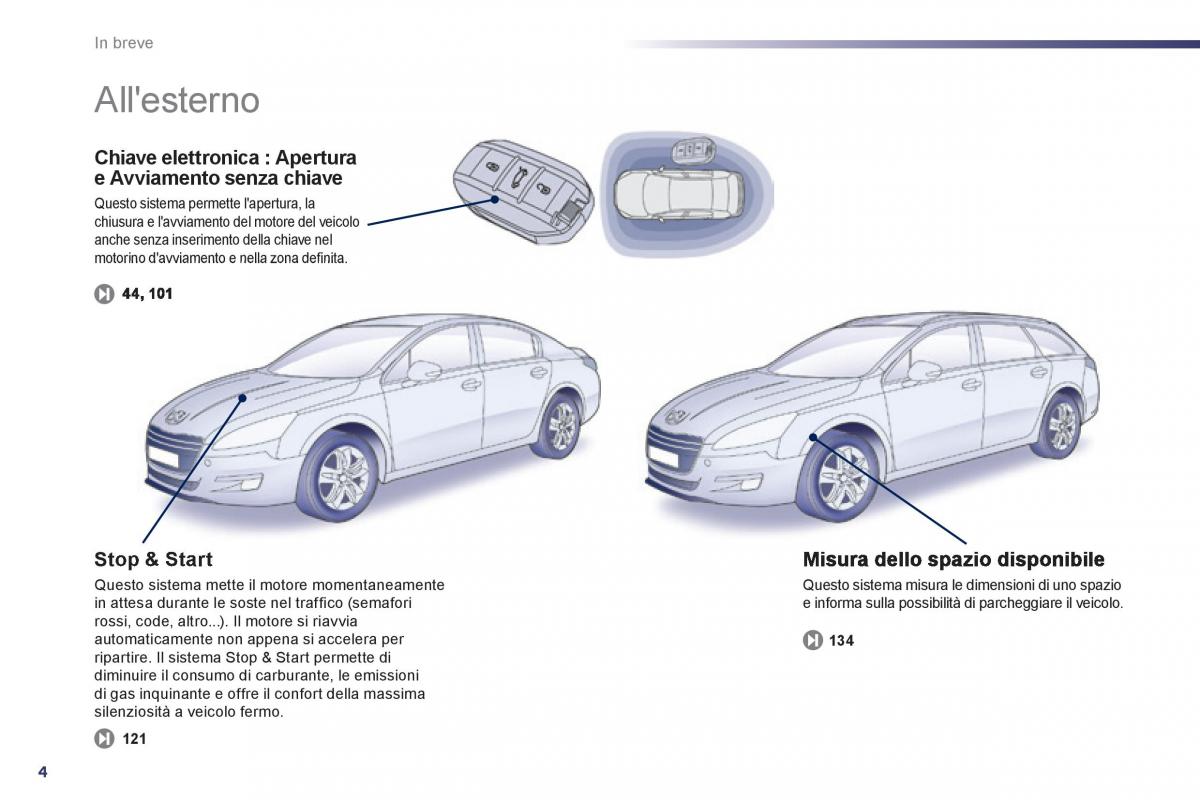 Peugeot 508 manuale del proprietario / page 6