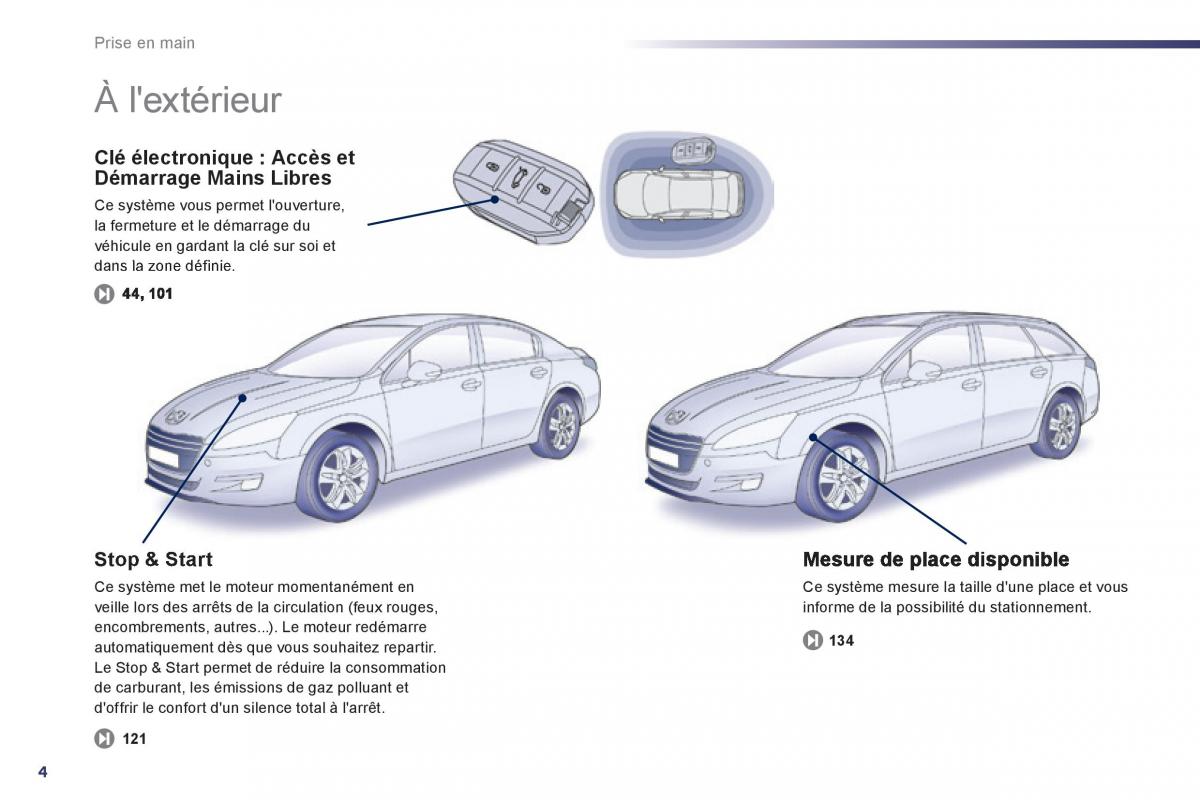 Peugeot 508 manuel du proprietaire / page 6
