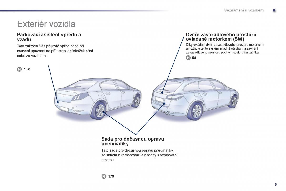 Peugeot 508 navod k obsludze / page 7