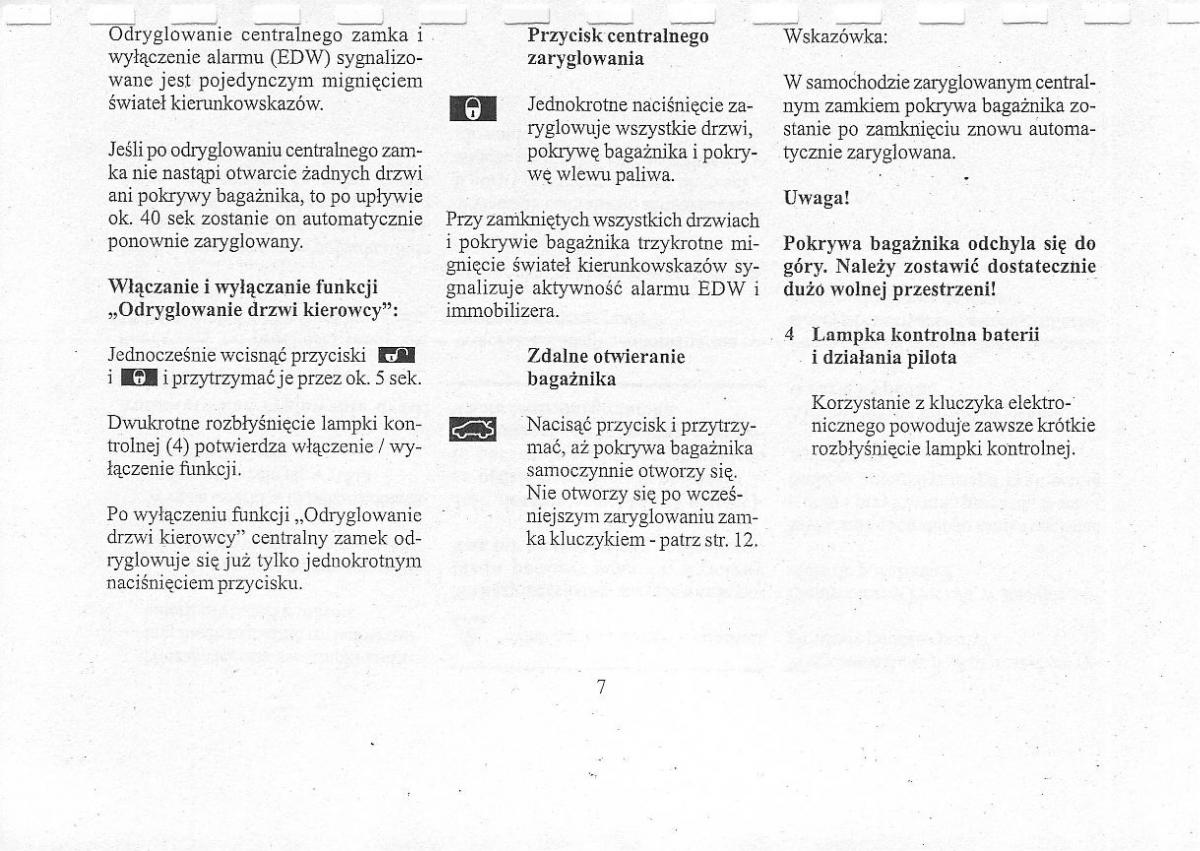 instrukcja obsługi  Mercedes Benz CLK W208 instrukcja / page 9