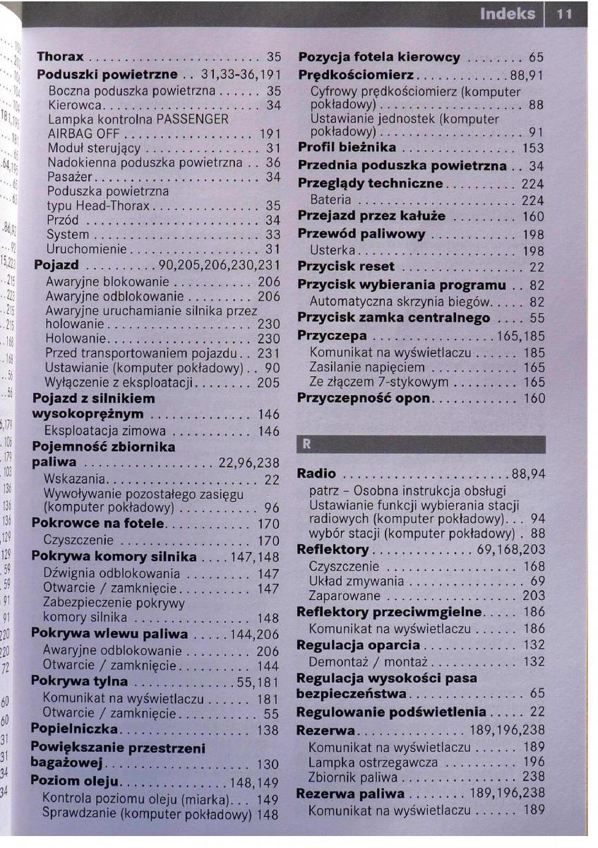 Mercedes Benz B Class W245 instrukcja obslugi / page 12