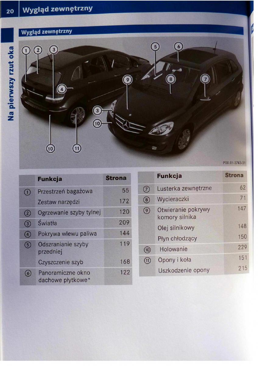 Mercedes Benz B Class W245 instrukcja obslugi / page 21
