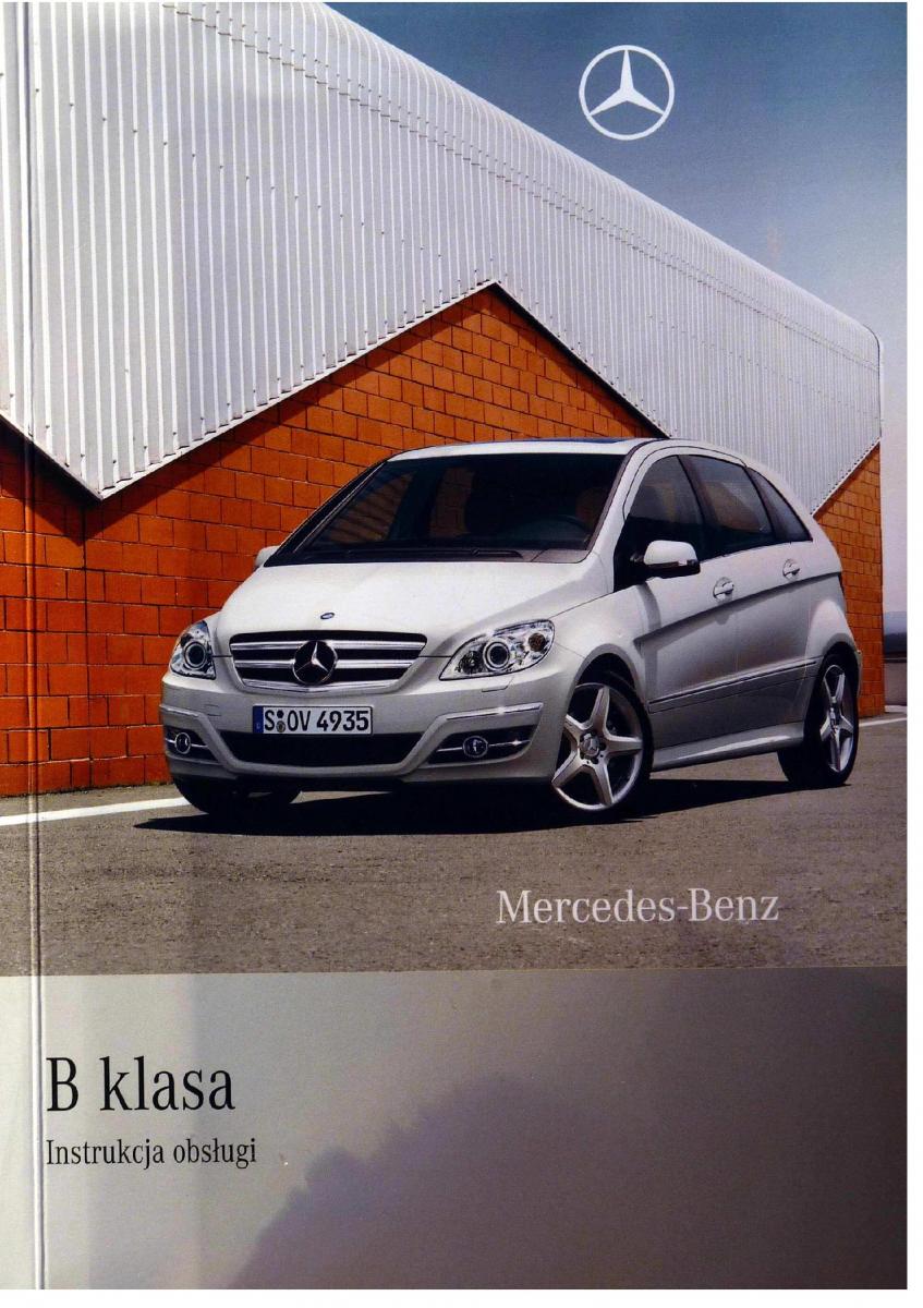 instrukcja obsługi  Mercedes Benz B Class W245 instrukcja / page 1
