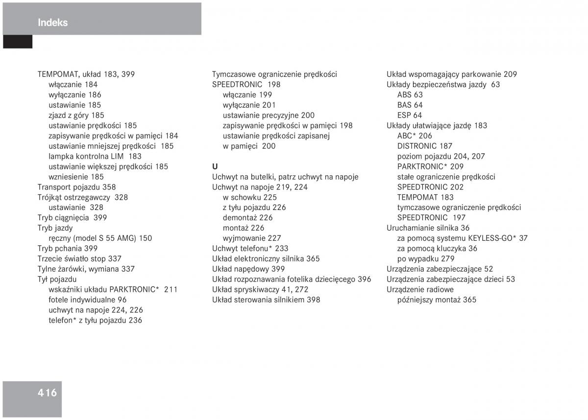 Mercedes Benz S Class W220 instrukcja obslugi / page 410