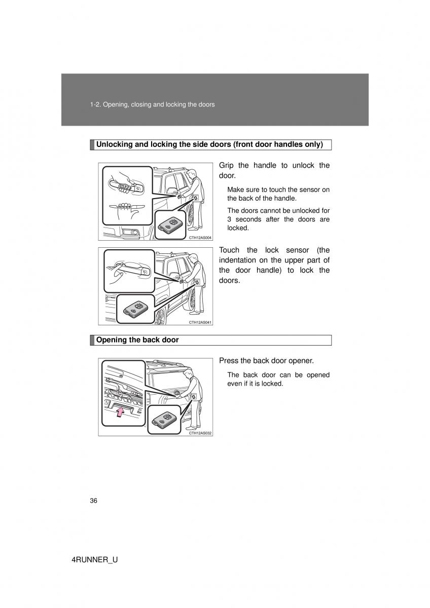 Toyota 4Runner 5 V N280 owners manual / page 6