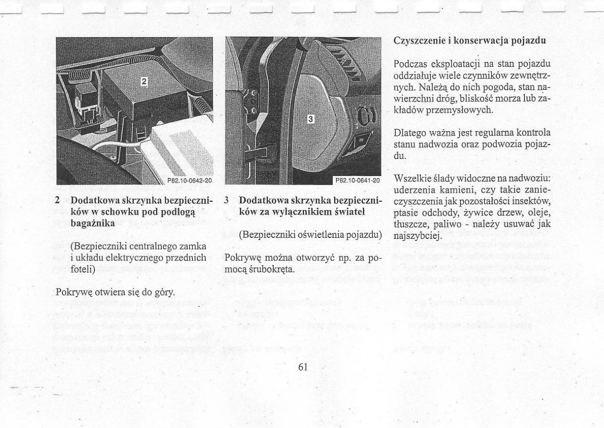 Mercedes Benz CLK W208 instrukcja obslugi / page 65