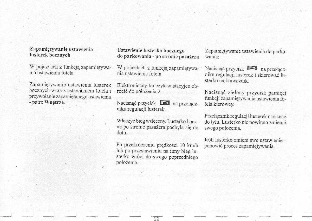 Mercedes Benz CLK W208 instrukcja obslugi / page 22