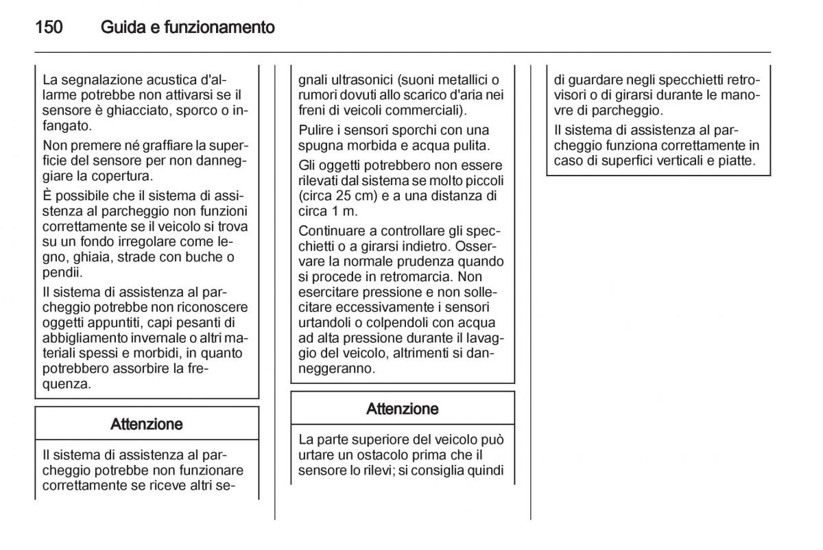 Chevrolet Spark M300 manuale del proprietario / page 150