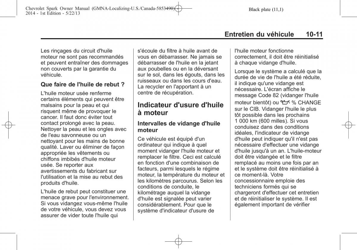 Chevrolet Spark M300 manuel du proprietaire / page 263